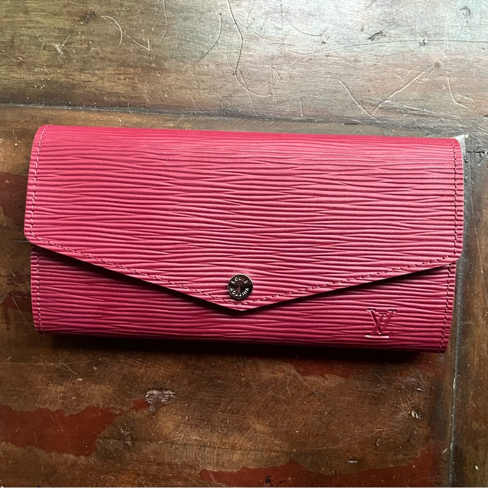 Louis Vuitton marron/red wallet
